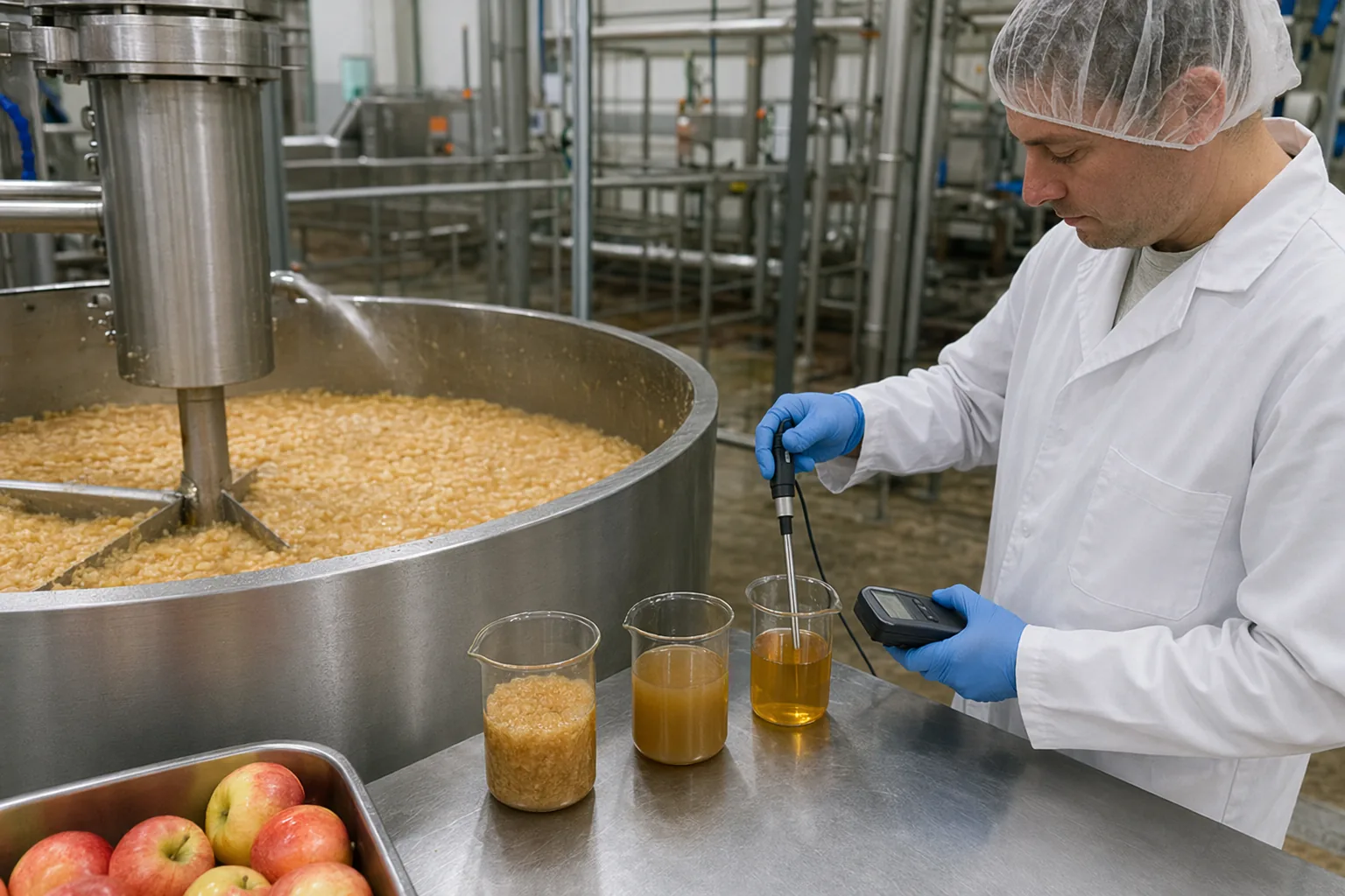 Pectinase Concentration Apple Juice Experiment for Apple Juice Extraction